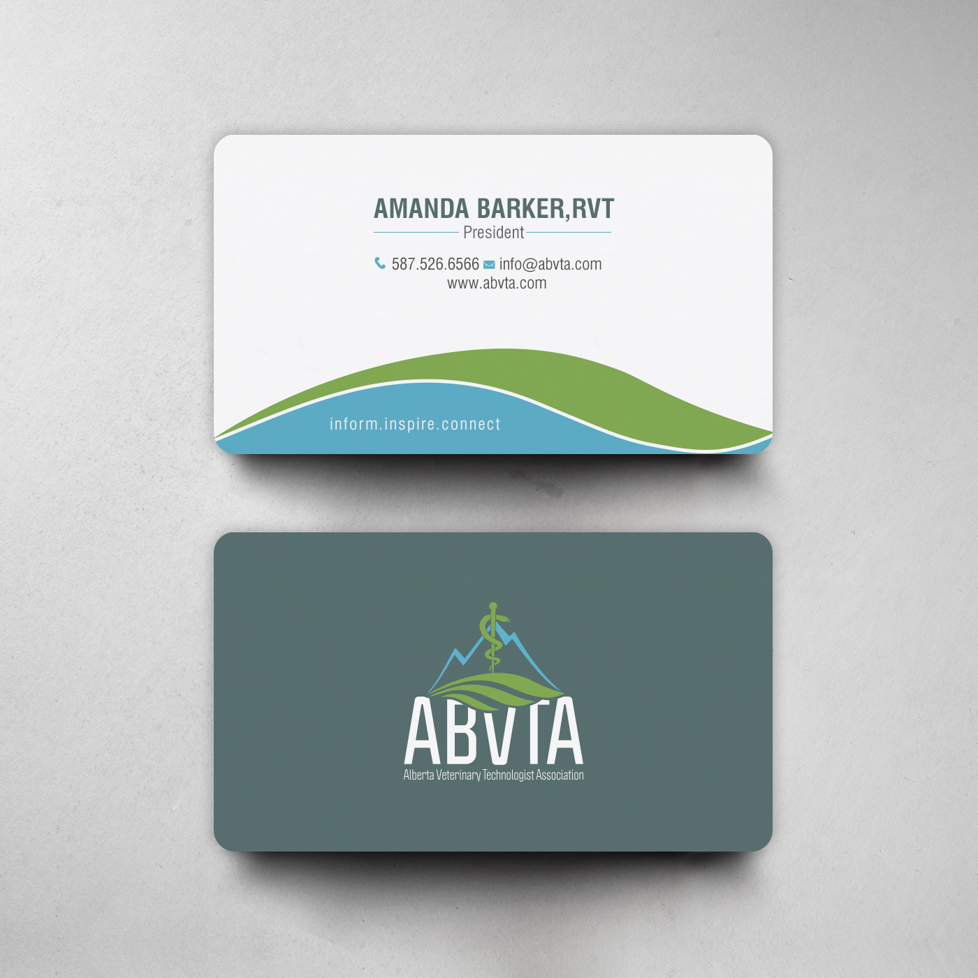 Design de Carte de Visite par chandrayaan.creative pour Alberta Veterinary Technologist Association | Design #30370587