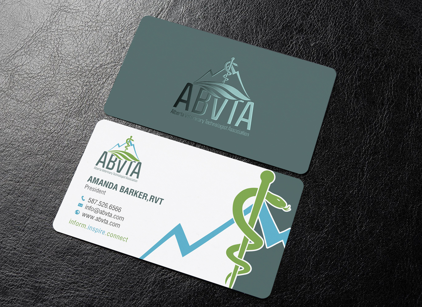 Design de Carte de Visite par chandrayaan.creative pour Alberta Veterinary Technologist Association | Design #30370719
