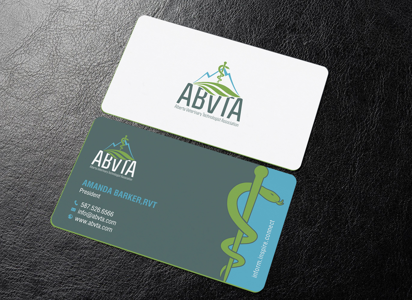 Design de Carte de Visite par chandrayaan.creative pour Alberta Veterinary Technologist Association | Design #30370752