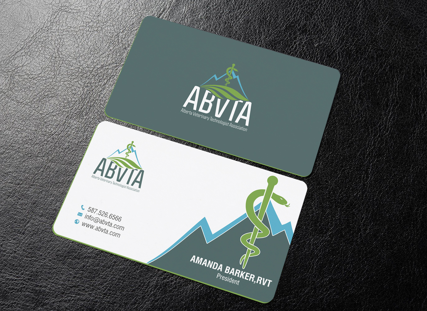 Diseño de Tarjeta de Presentación por chandrayaan.creative para Alberta Veterinary Technologist Association | Diseño #30370811