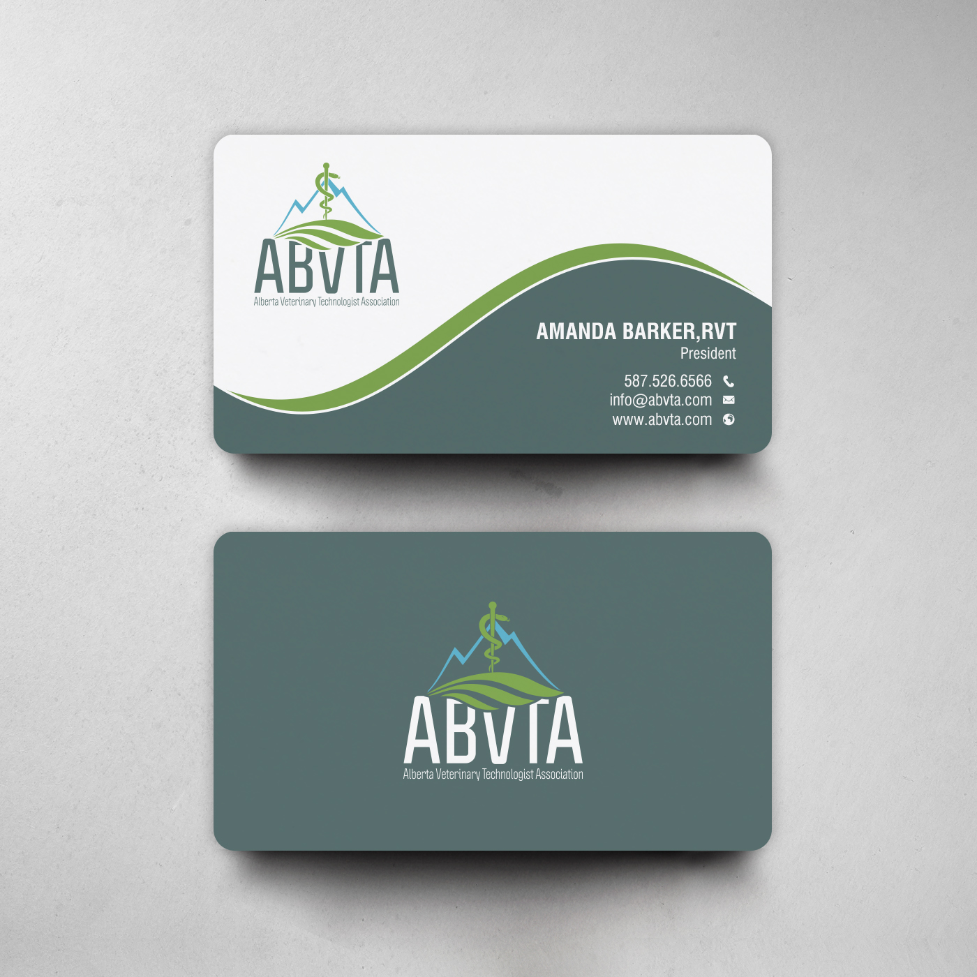 Design de Carte de Visite par chandrayaan.creative pour Alberta Veterinary Technologist Association | Design #30370868
