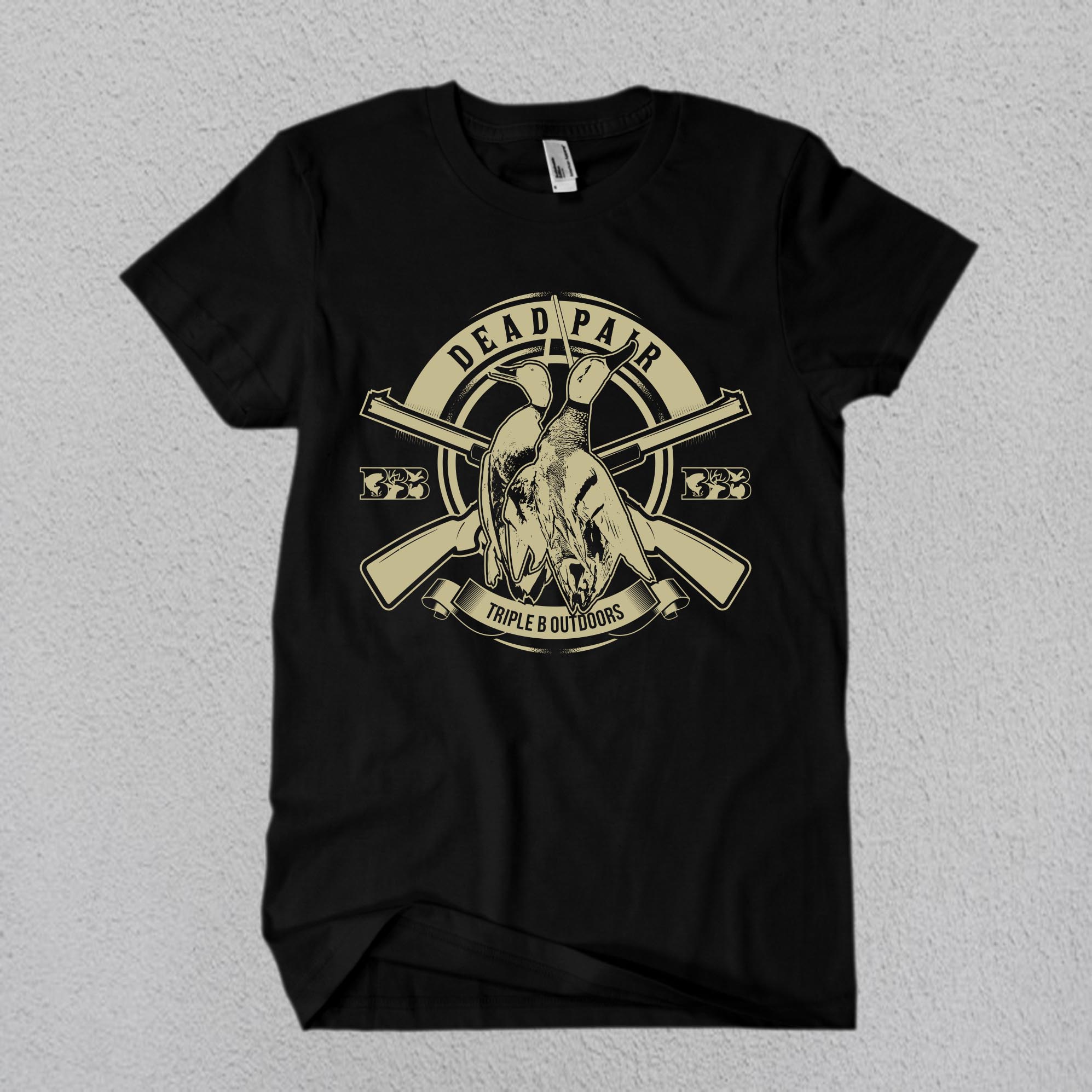 T-shirt Design by Rheanza for Bass, Bucks, And Birds | Design #30397115