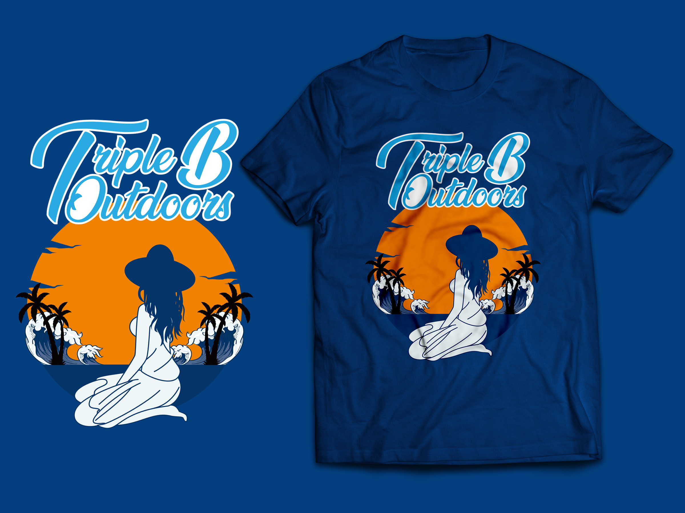 Design de T-shirt par yganess pour Bass, Bucks, And Birds | Design #30396904