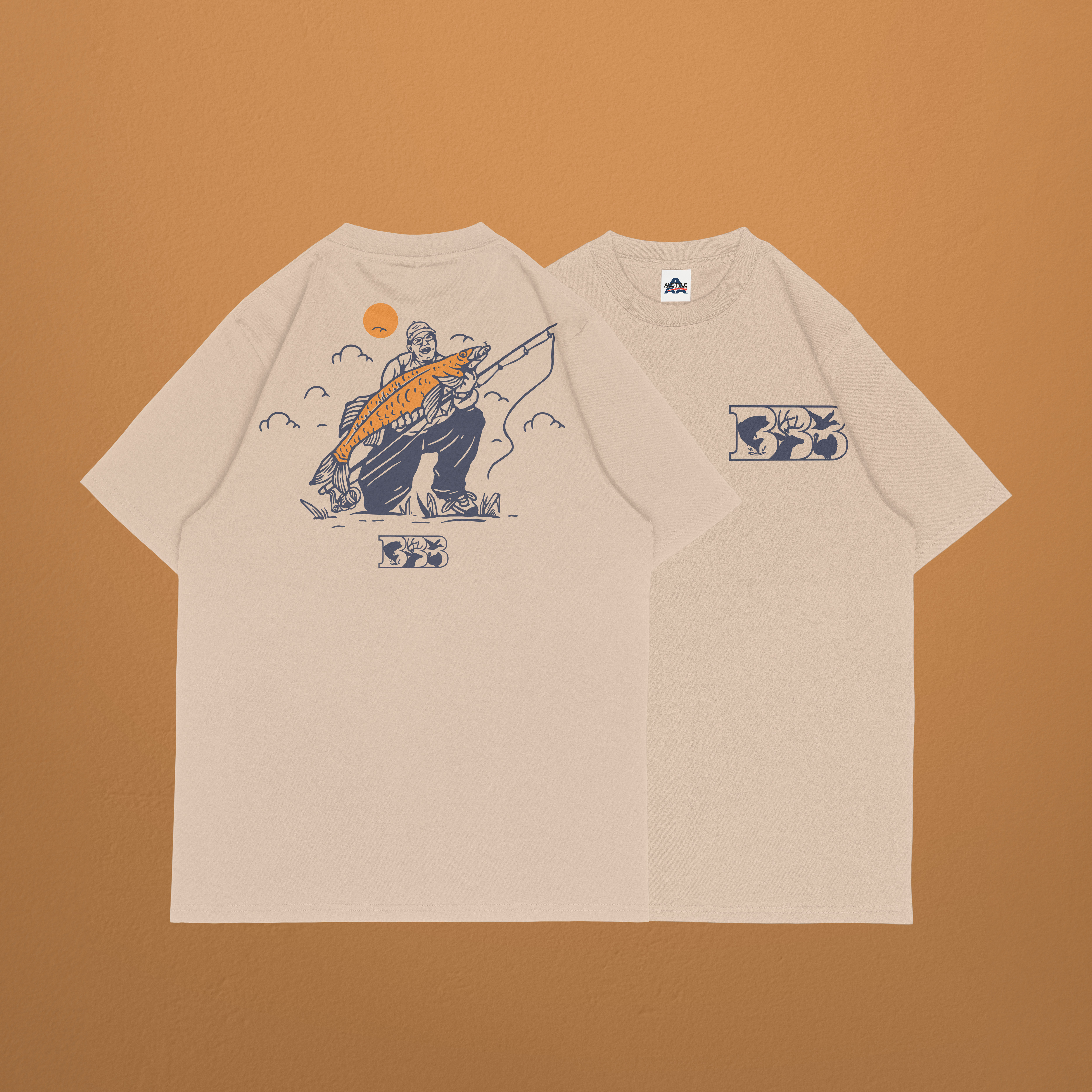 T-shirt Design by Noxymls for Bass, Bucks, And Birds | Design #30418596