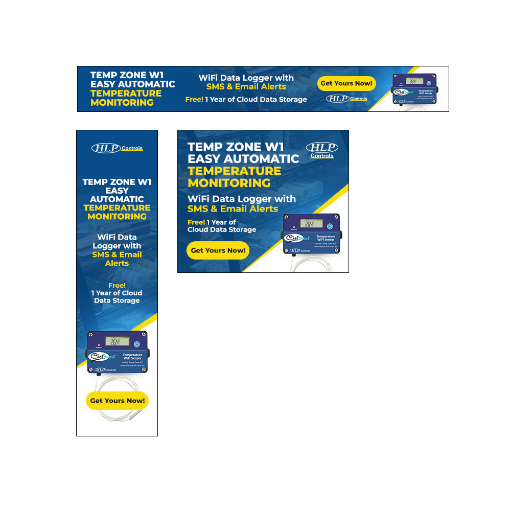 Banner Ad Design by Alex437 for HLP Controls Pty Ltd | Design #30391469