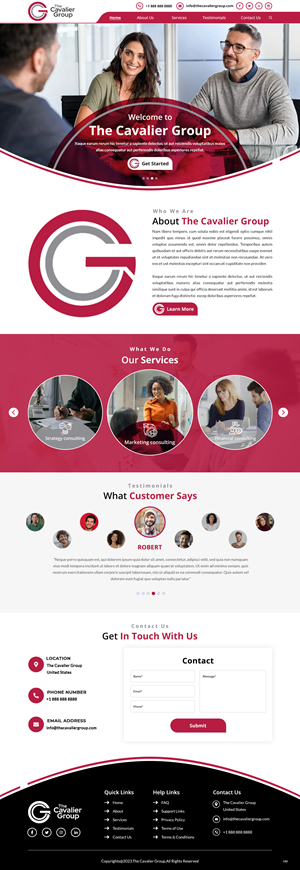 Web Design by pb for this project | Design: #30379871