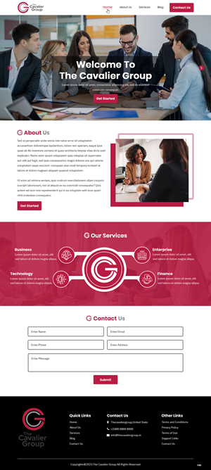 Web Design by pb for this project | Design: #30379872