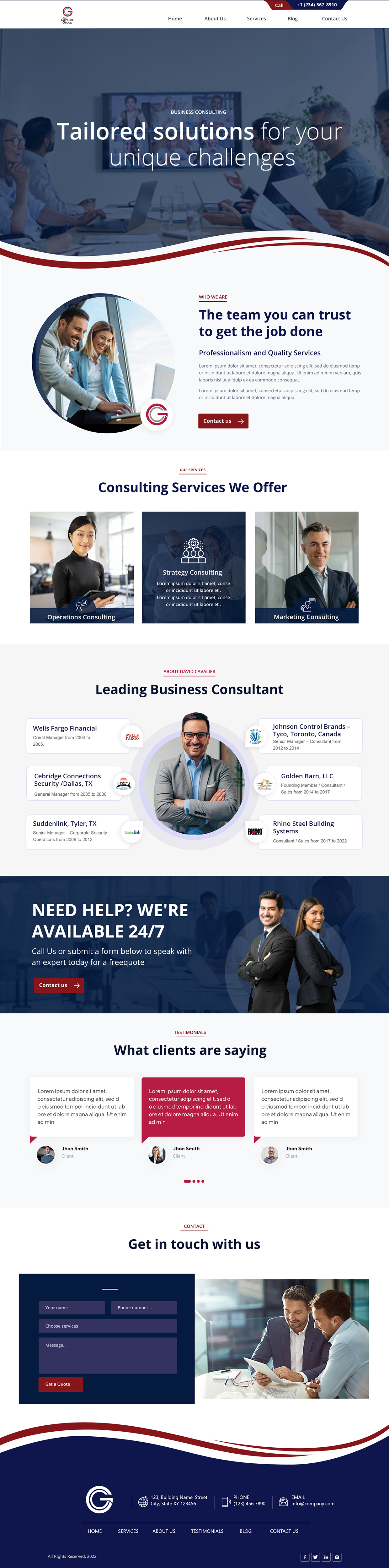 Diseño Web por Andrew Asiimwe para este proyecto | Diseño #30410165
