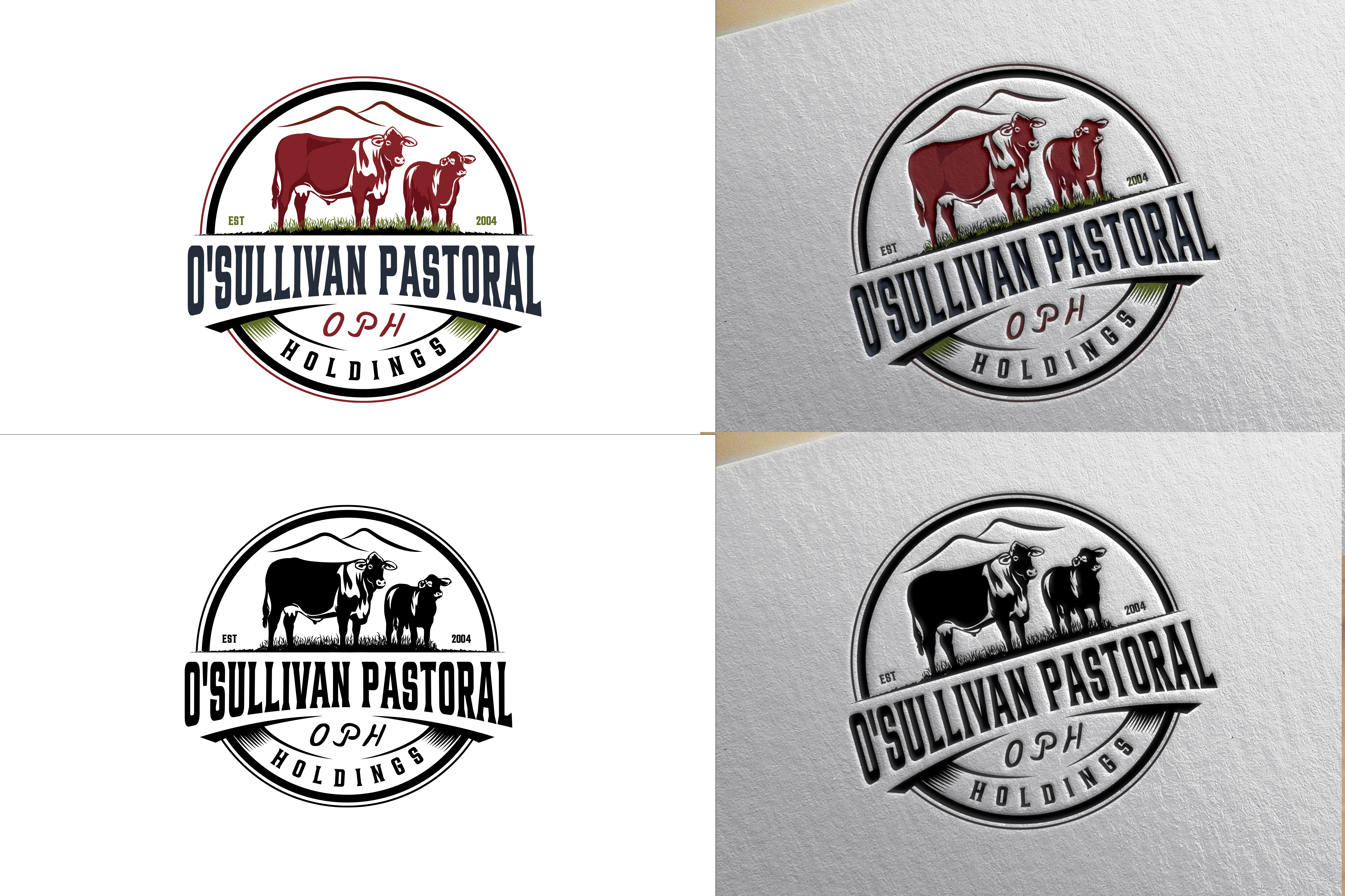 Logo Design by Solarex Corporation for O'Sullivan Pastoral Holdings | Design #30503897