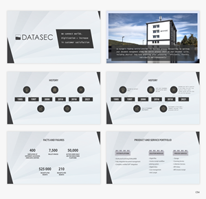 PowerPoint Design by pb for DATASEC information factory GmbH | Design: #30408528