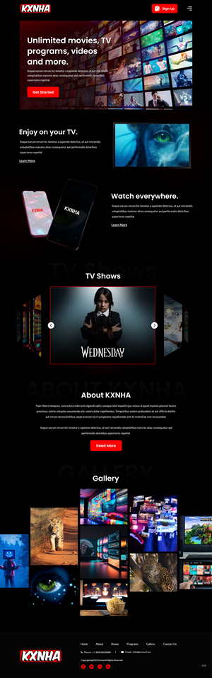 Web Design by pb for this project | Design #30386936