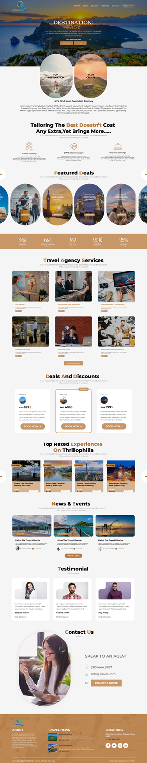 Landing Page Design by Thinkssoft