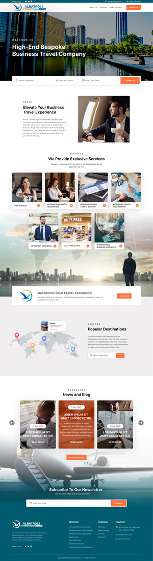 Landing Page Design by *mary