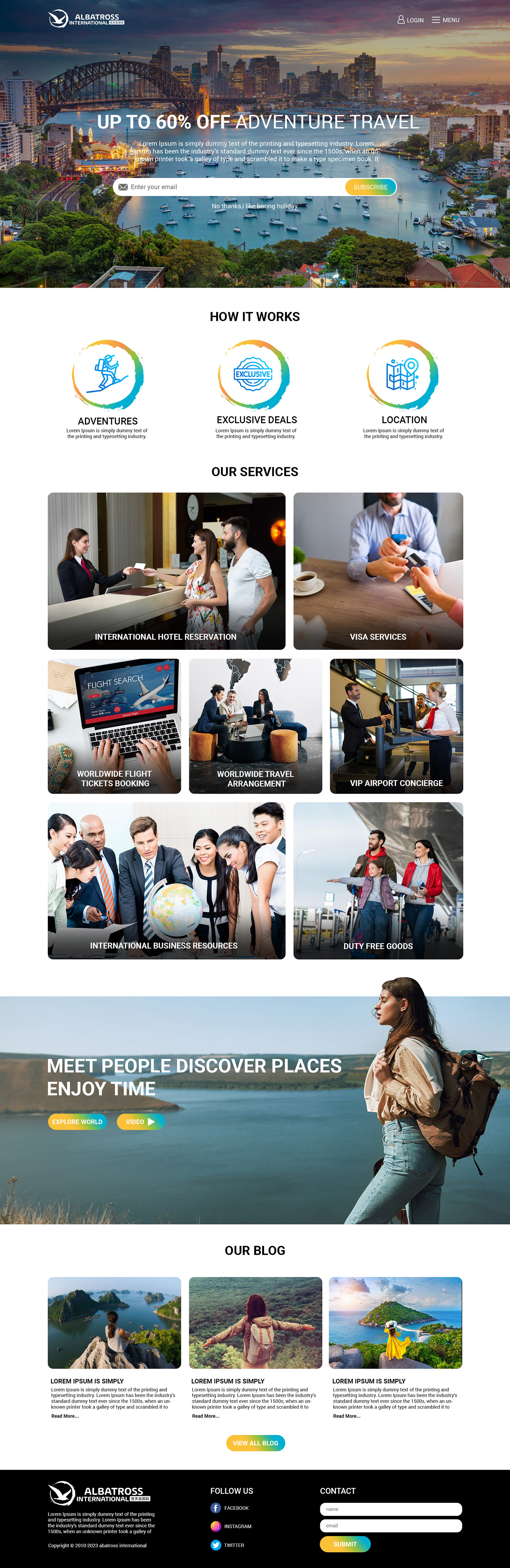 Landing Page Design by creative.bugs for this project | Design #30438679