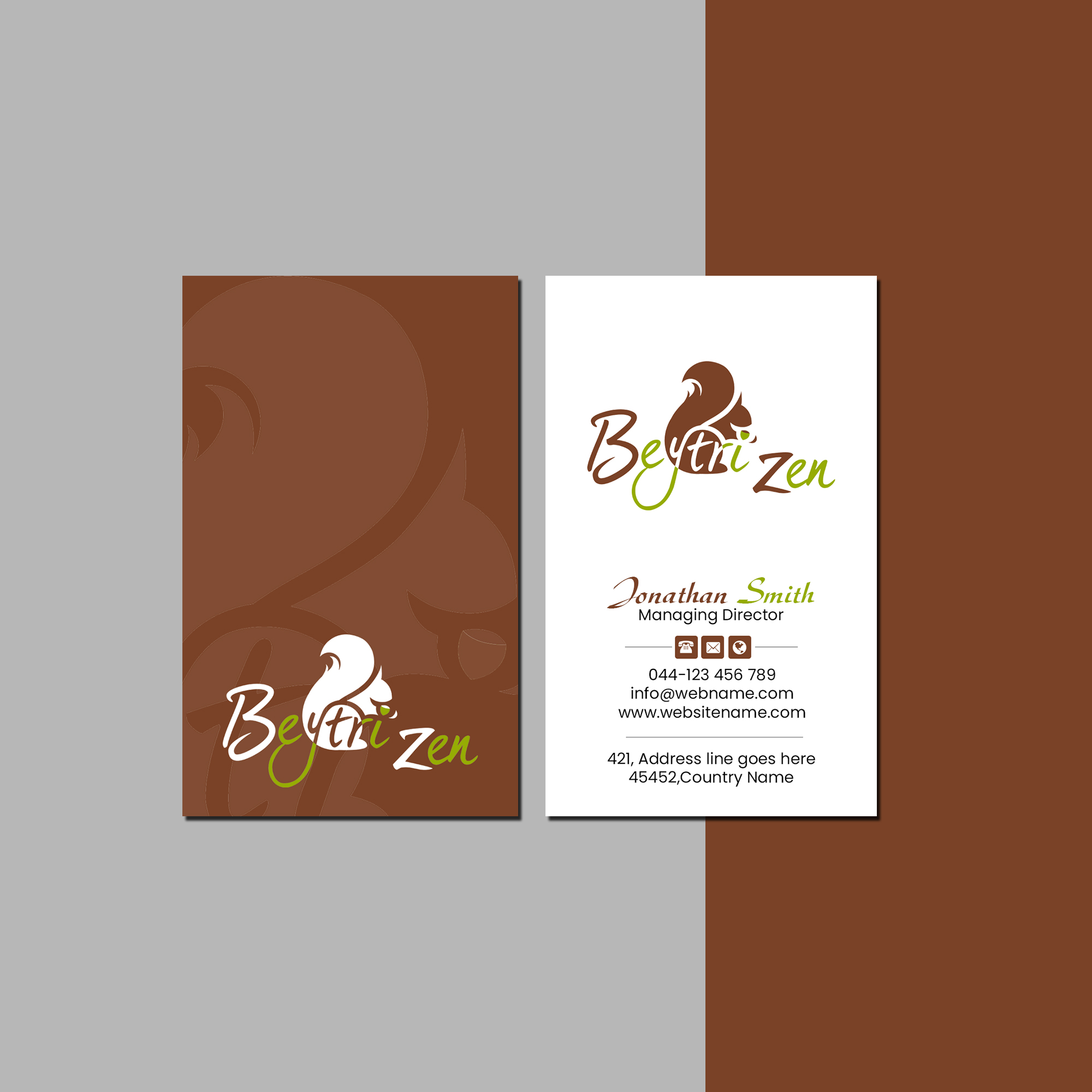 Business Card Design by Creations Box 2015 for this project | Design #30385156