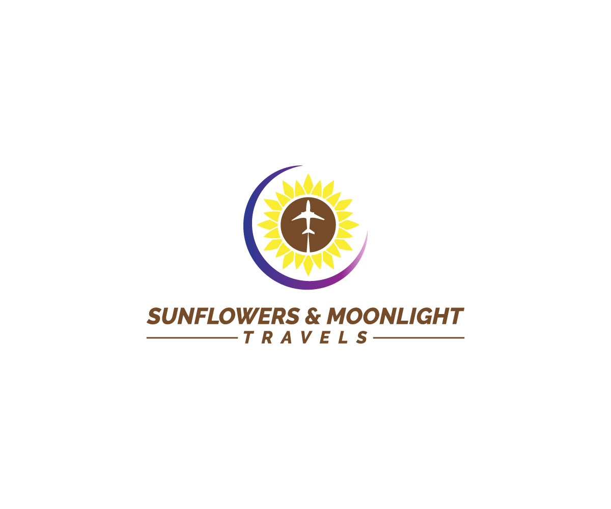 Logo Design by ayanpixel for Sunflowers and Moonlight Travels | Design #30379196