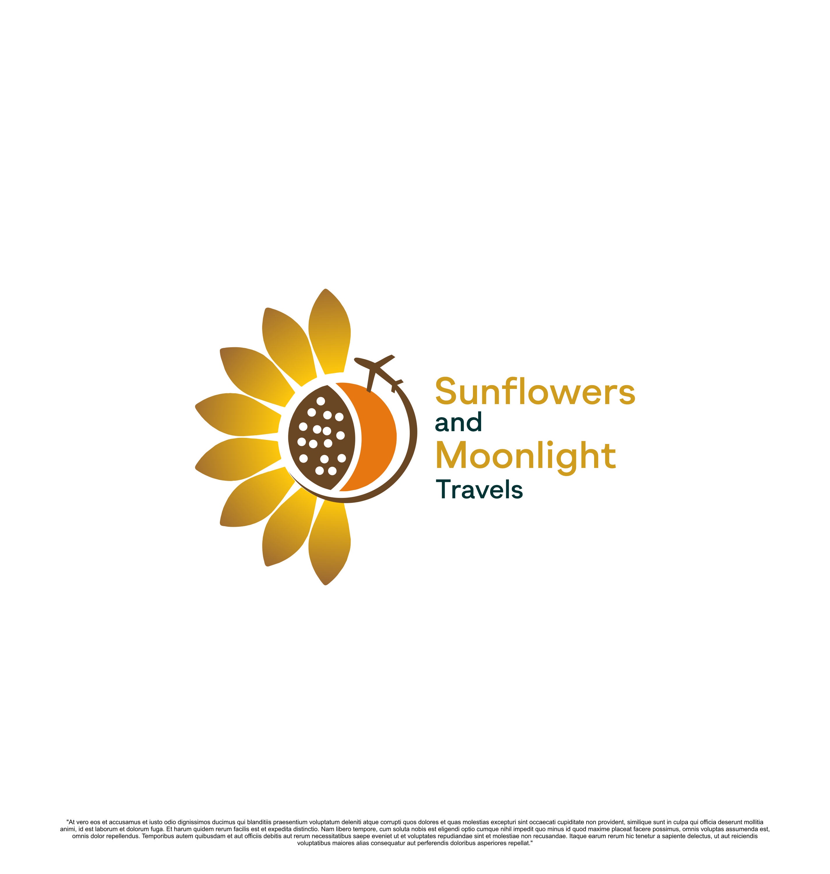 Diseño de Logo por saesean para Sunflowers and Moonlight Travels | Diseño #30381236