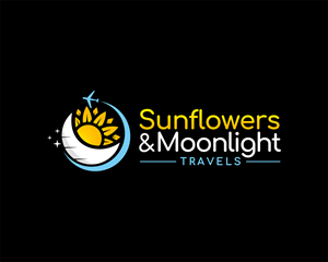 Logo-Design von Vishak vasu für Sunflowers and Moonlight Travels | Design: #30390057