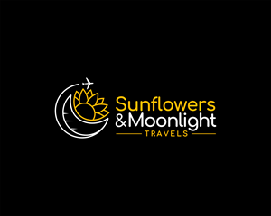 Logo-Design von Vishak vasu für Sunflowers and Moonlight Travels | Design: #30390135