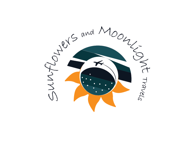 Logo Design by dhamkith for Sunflowers and Moonlight Travels | Design #30385509