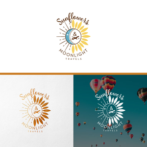 Logo-Design von Amethystica für Sunflowers and Moonlight Travels | Design: #30391086