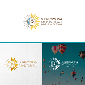 Logo-Design von Amethystica für Sunflowers and Moonlight Travels | Design: #30391142