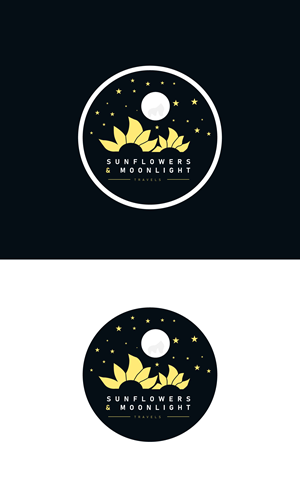 Logo Design by Abdul 20 for Sunflowers and Moonlight Travels | Design: #30380339