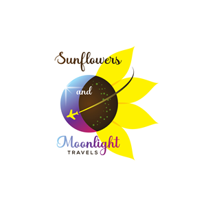 Logo-Design von geni für Sunflowers and Moonlight Travels | Design: #30380345