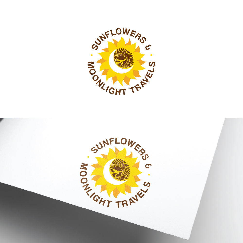 Diseño de Logo por Trident para Sunflowers and Moonlight Travels | Diseño #30381241