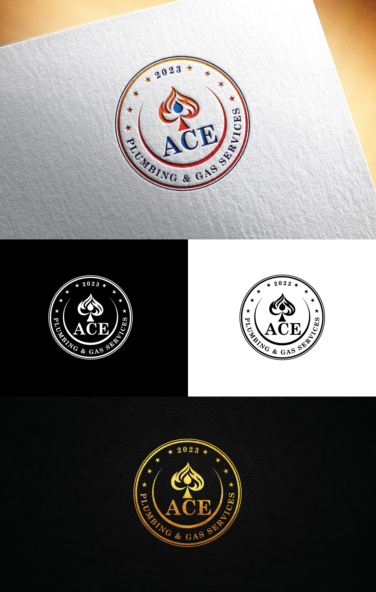 Diseño de Logo por Logo Stock para Ace plumbing and gas services pty ltd | Diseño #30386021