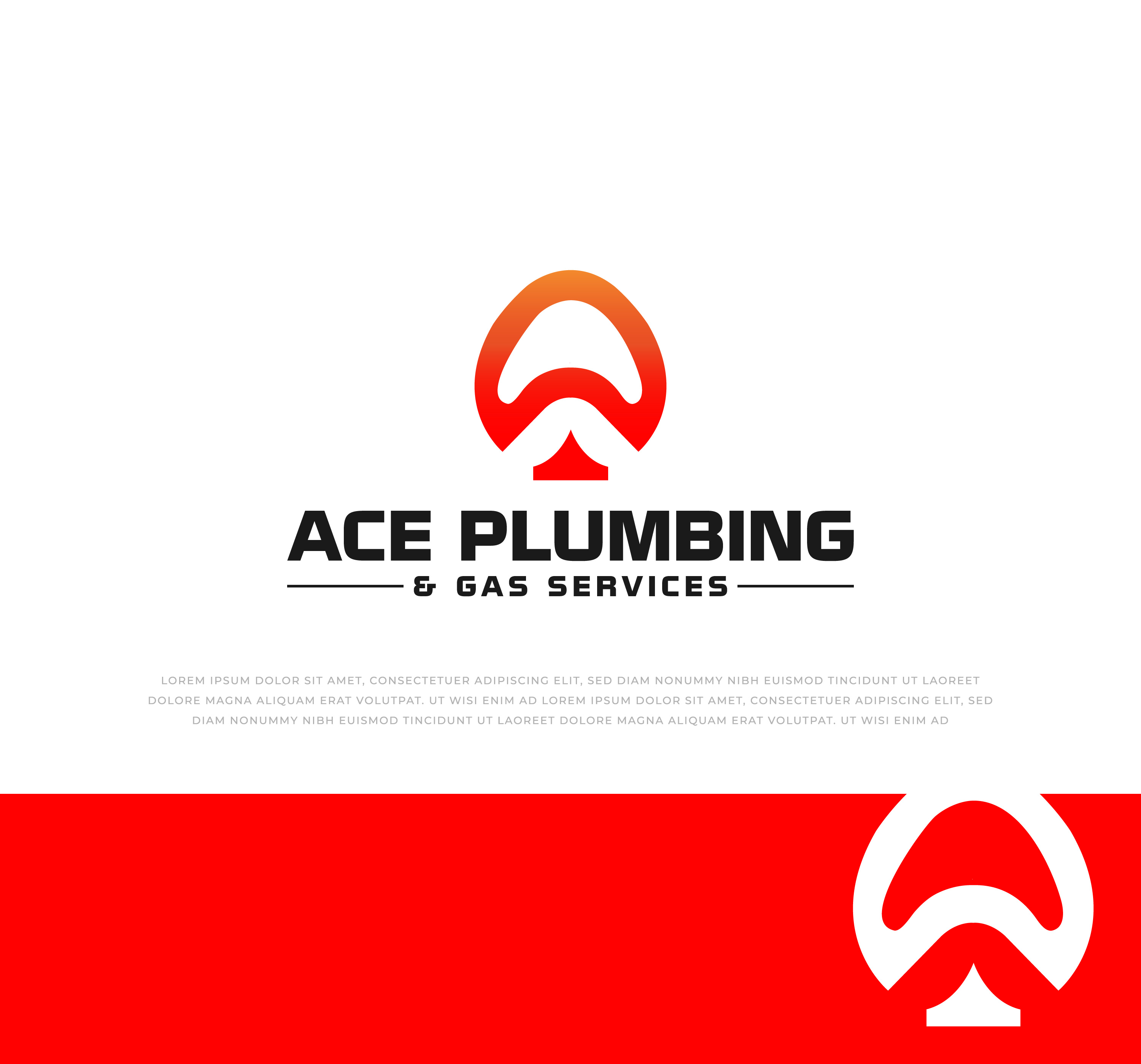 Design de Logo par mehedi.h pour Ace plumbing and gas services pty ltd | Design #30389840