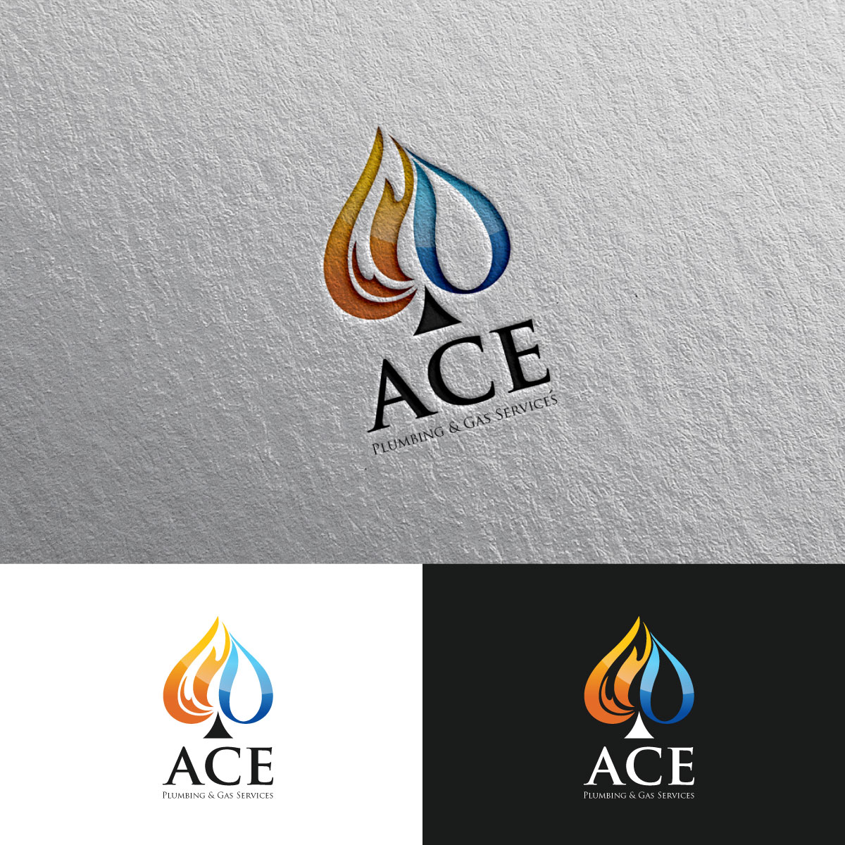 Logo Design by chris Ray for Ace plumbing and gas services pty ltd | Design #30385870