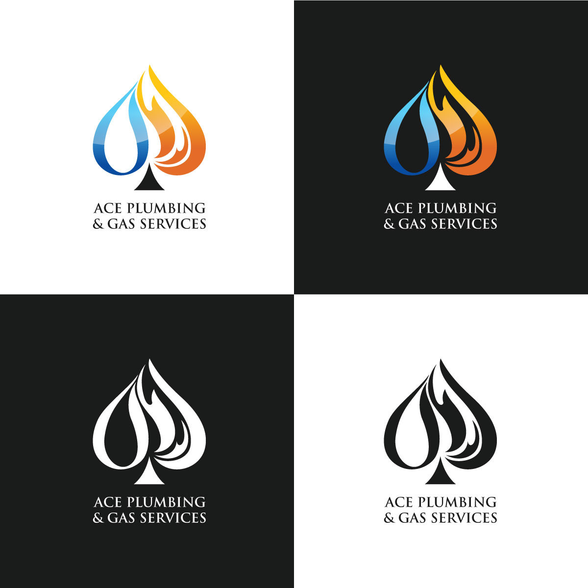 Logo Design by chris Ray for Ace plumbing and gas services pty ltd | Design #30402491