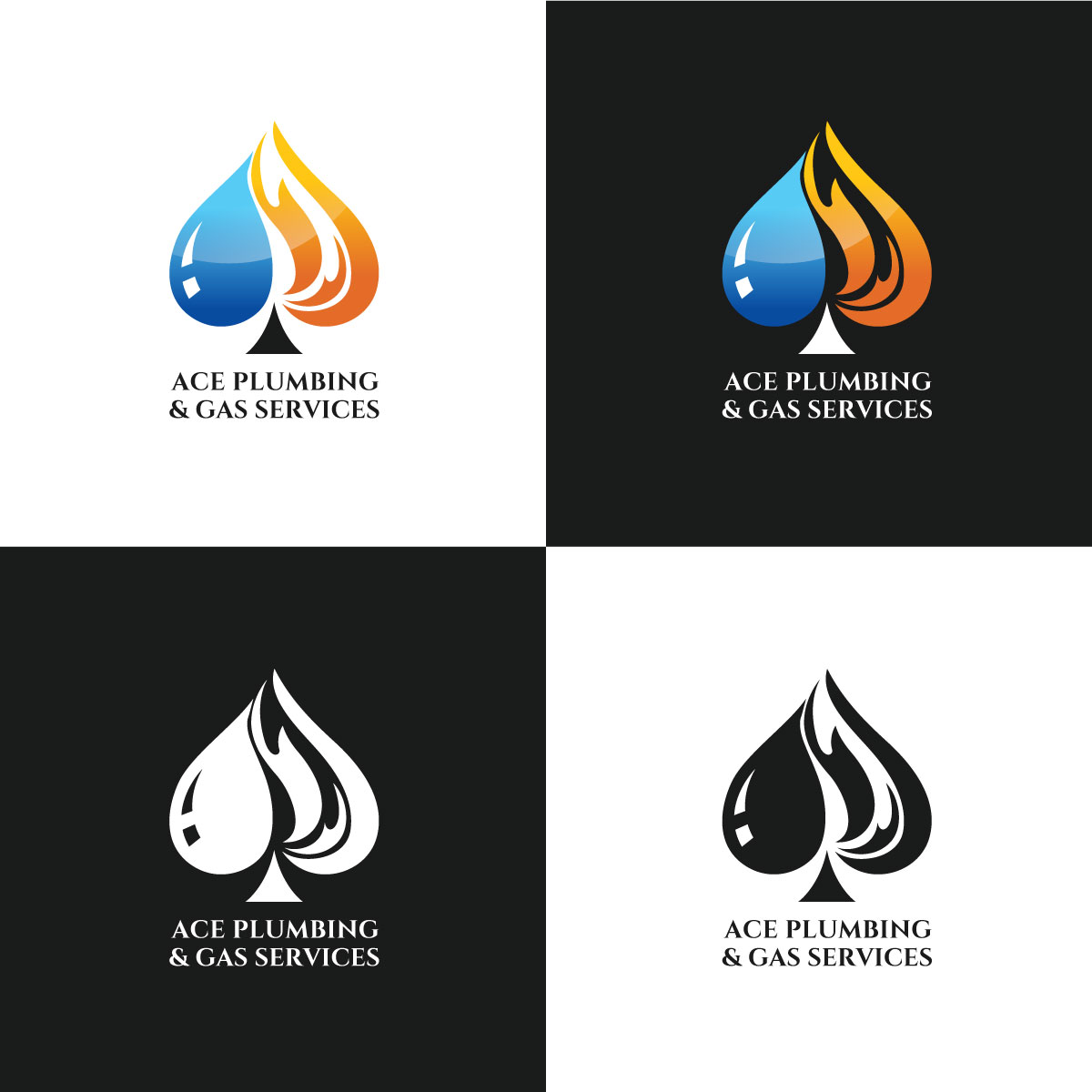 Logo Design by chris Ray for Ace plumbing and gas services pty ltd | Design #30407155