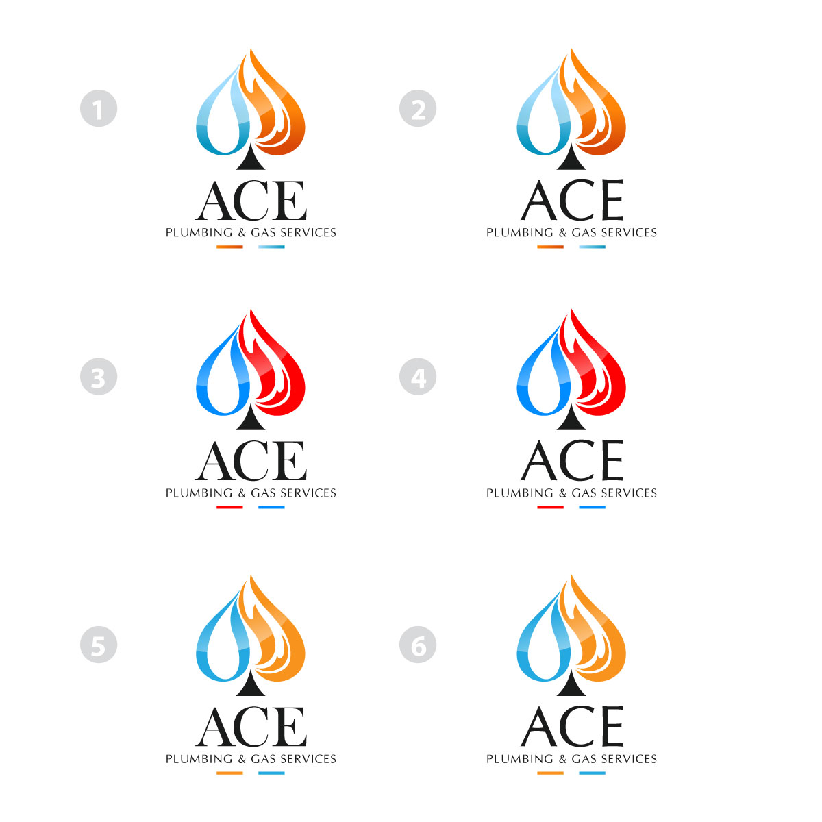 Logo Design by chris Ray for Ace plumbing and gas services pty ltd | Design #30663455