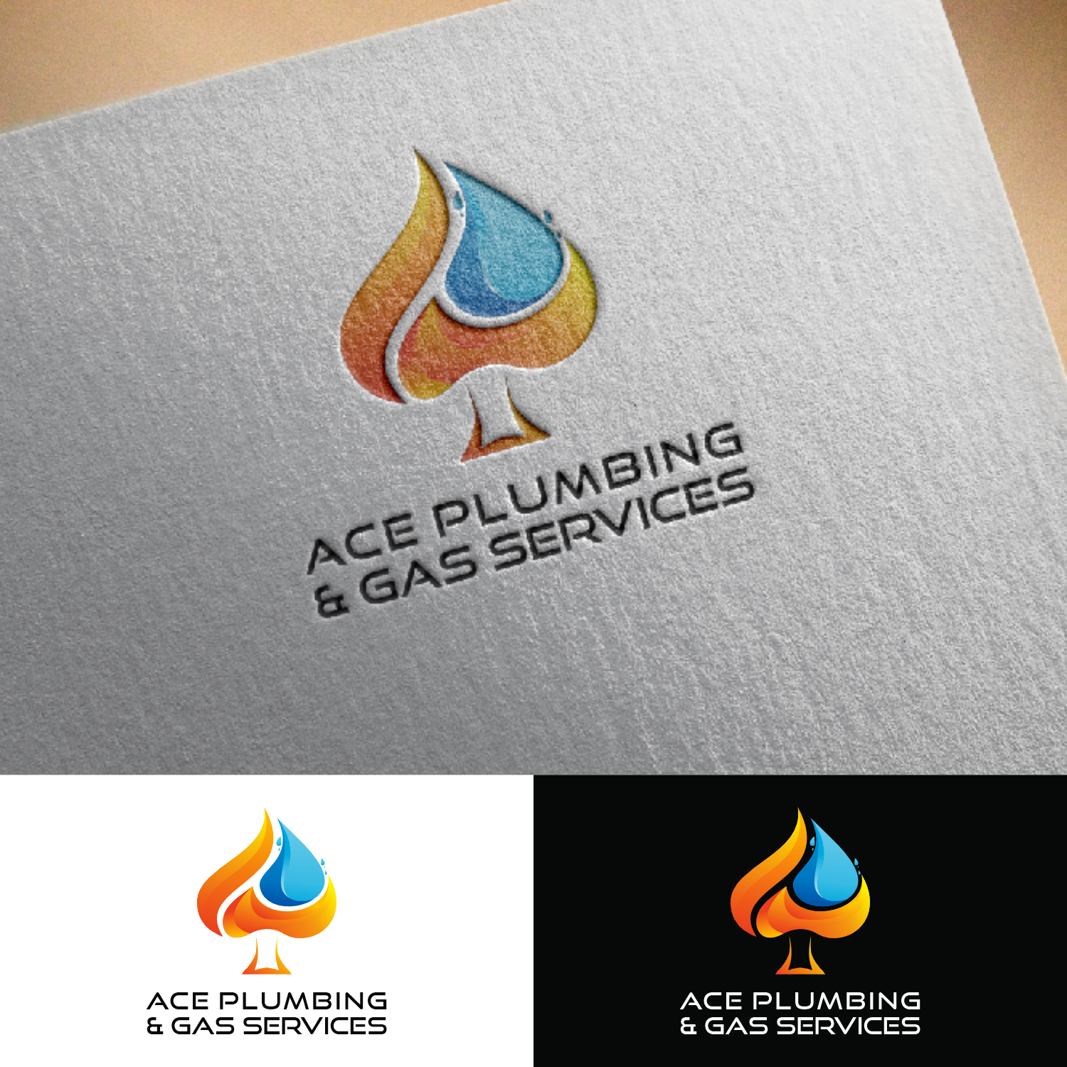 Logo Design by Dalang Design for Ace plumbing and gas services pty ltd | Design #30392449