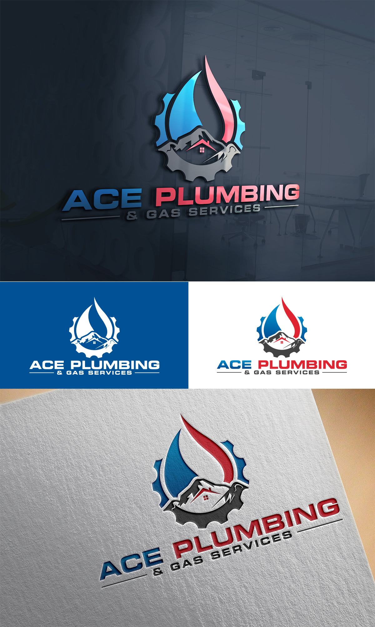 Diseño de Logo por Imran_me para Ace plumbing and gas services pty ltd | Diseño #30435572