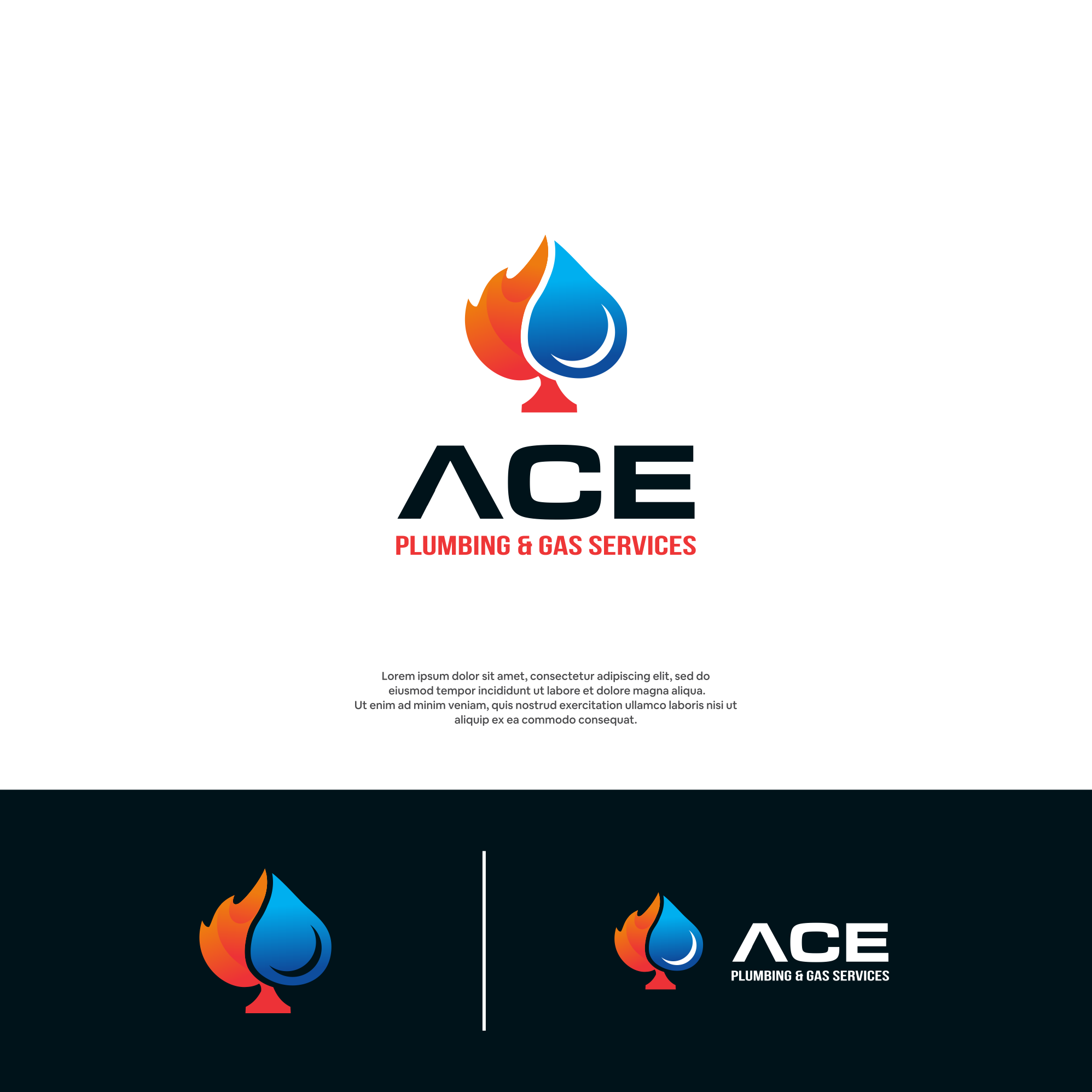 Diseño de Logo por DesignFirst para Ace plumbing and gas services pty ltd | Diseño #30388879