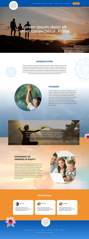 Web Design by DeriMH for Divine Harmony Temple | Design: #30409202