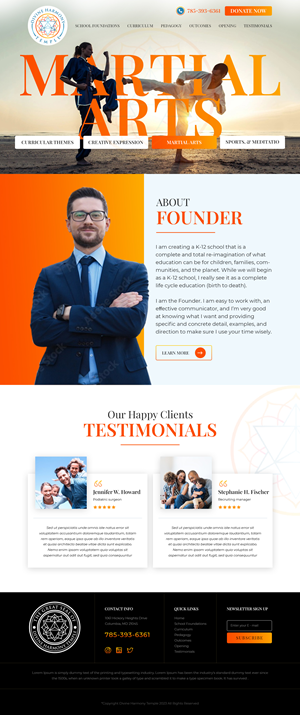 Web Design by RP Digital for Divine Harmony Temple | Design: #30384985
