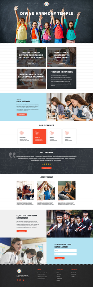 Web Design by creative.bugs for Divine Harmony Temple | Design: #30397240