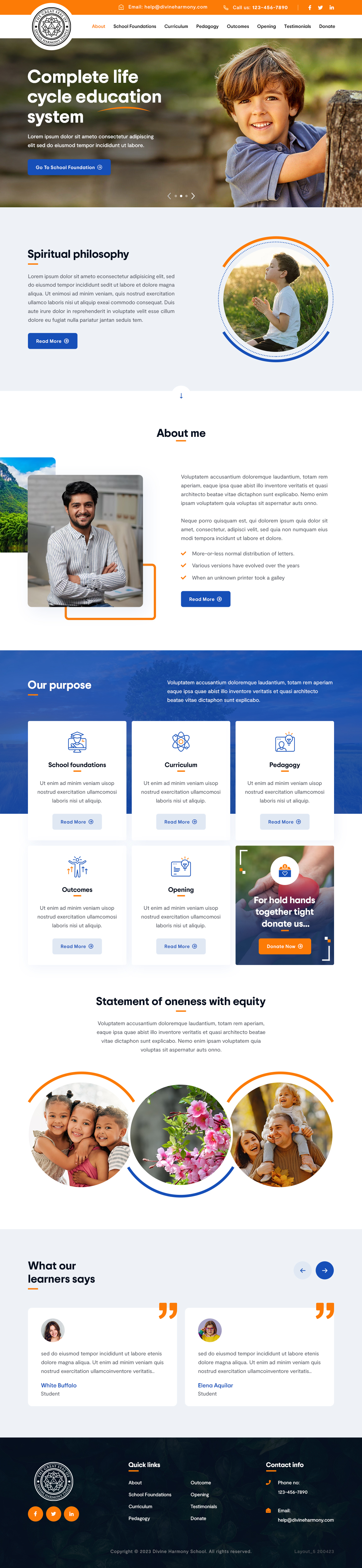 Web Design by sai.designer87 for Divine Harmony Temple | Design #30403078