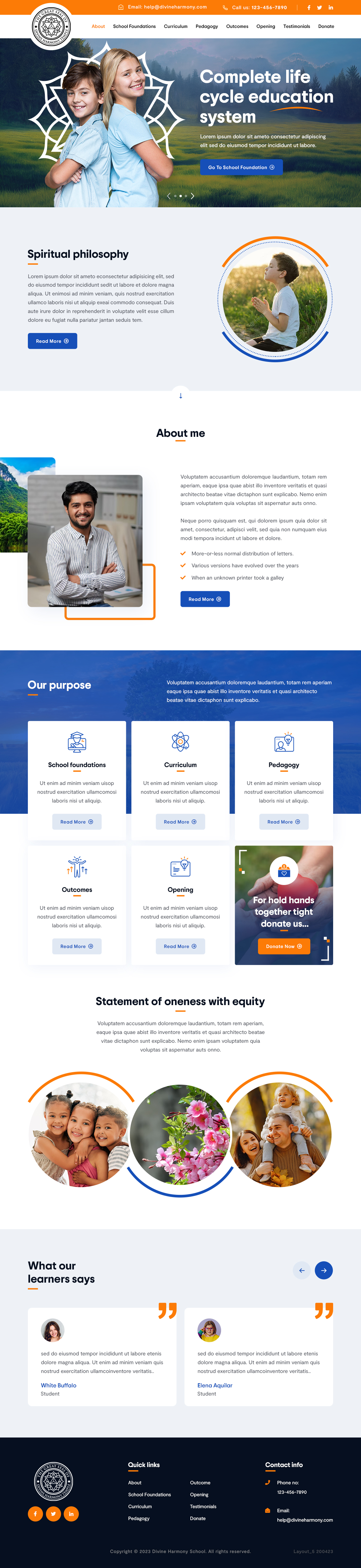 Web Design by sai.designer87 for Divine Harmony Temple | Design #30403079