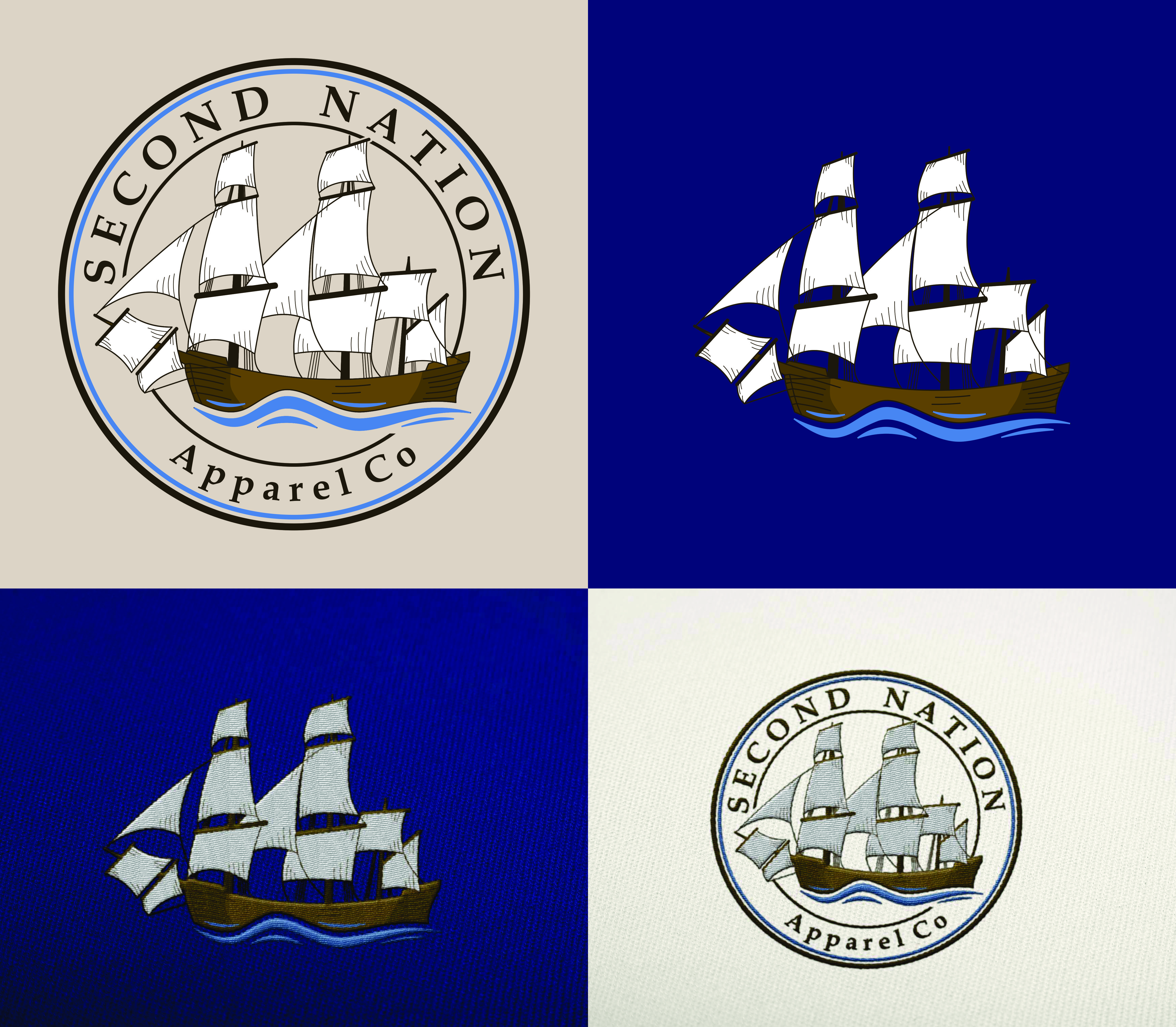 Logo Design by GambarSERU for Second Nation Apparel | Design: #30395191