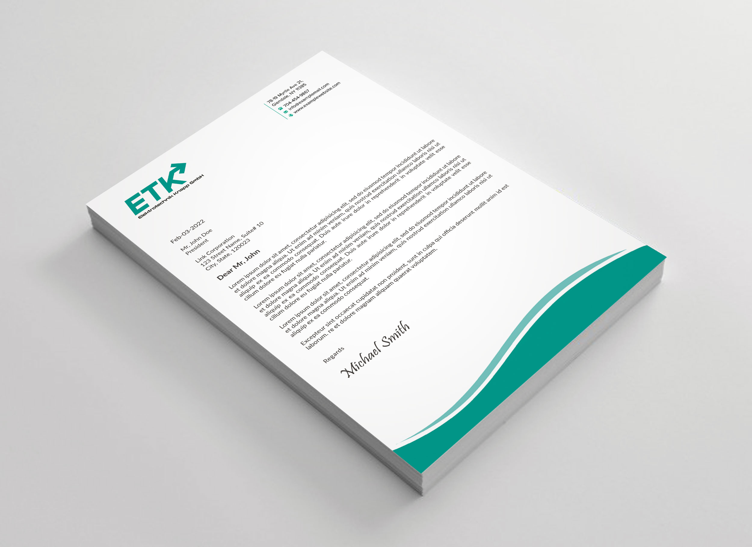 Letterhead Design by sadikul islam for this project | Design #30400776