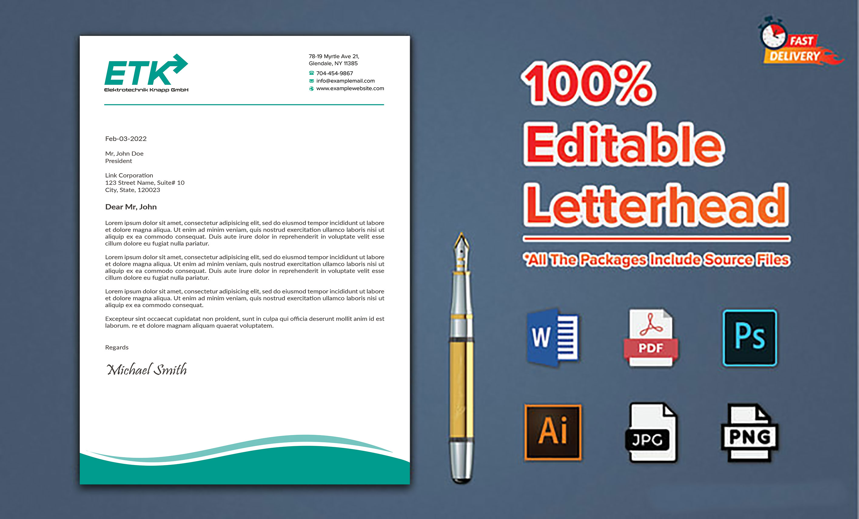 Letterhead Design by sadikul islam for this project | Design #30400777