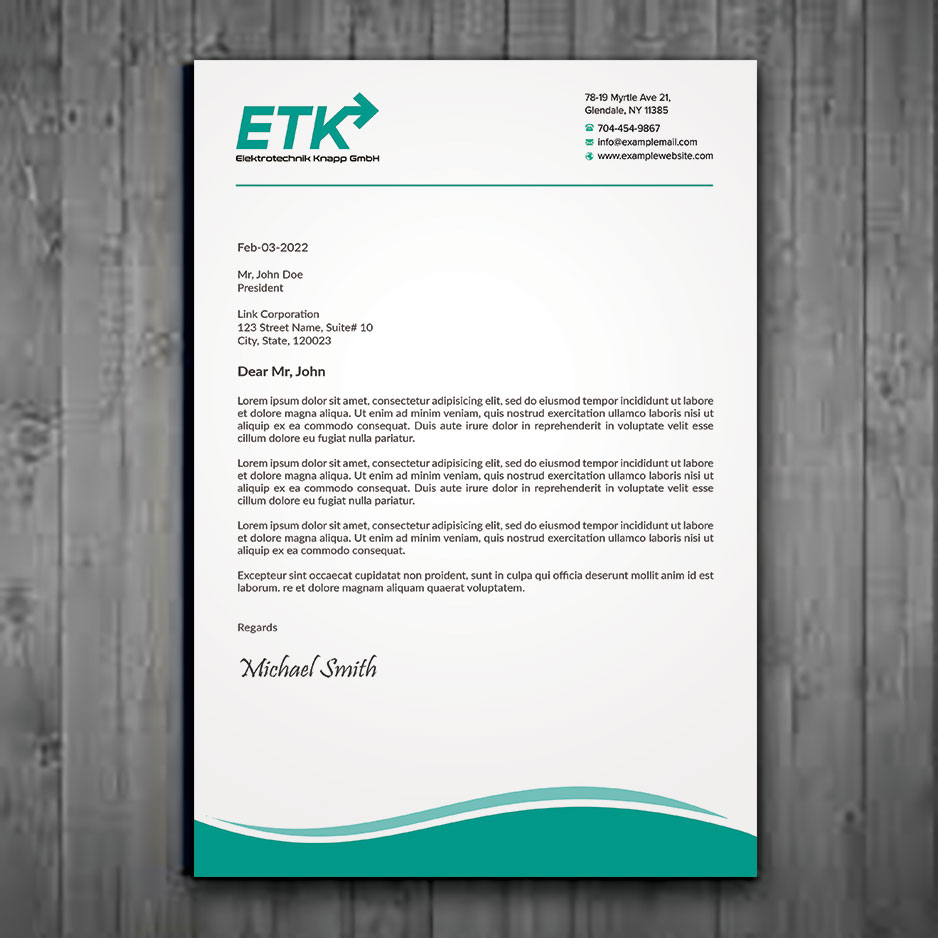 Letterhead Design by sadikul islam for this project | Design #30400927