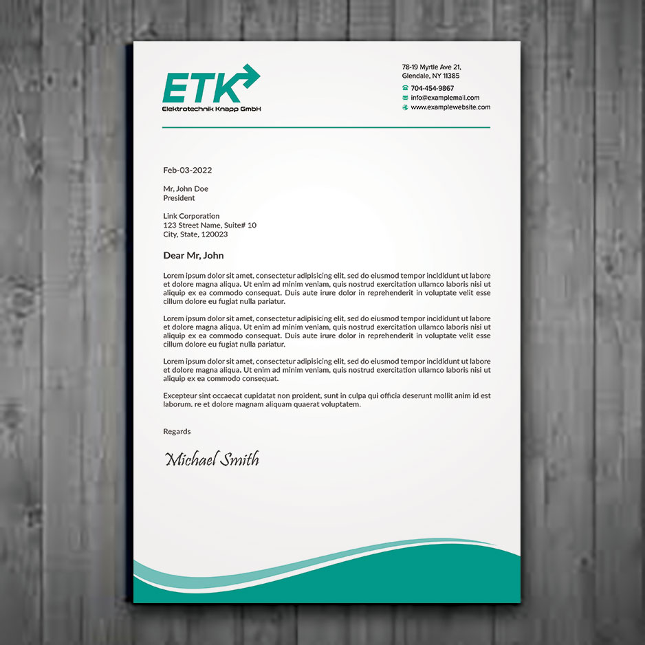 Letterhead Design by sadikul islam for this project | Design #30400928