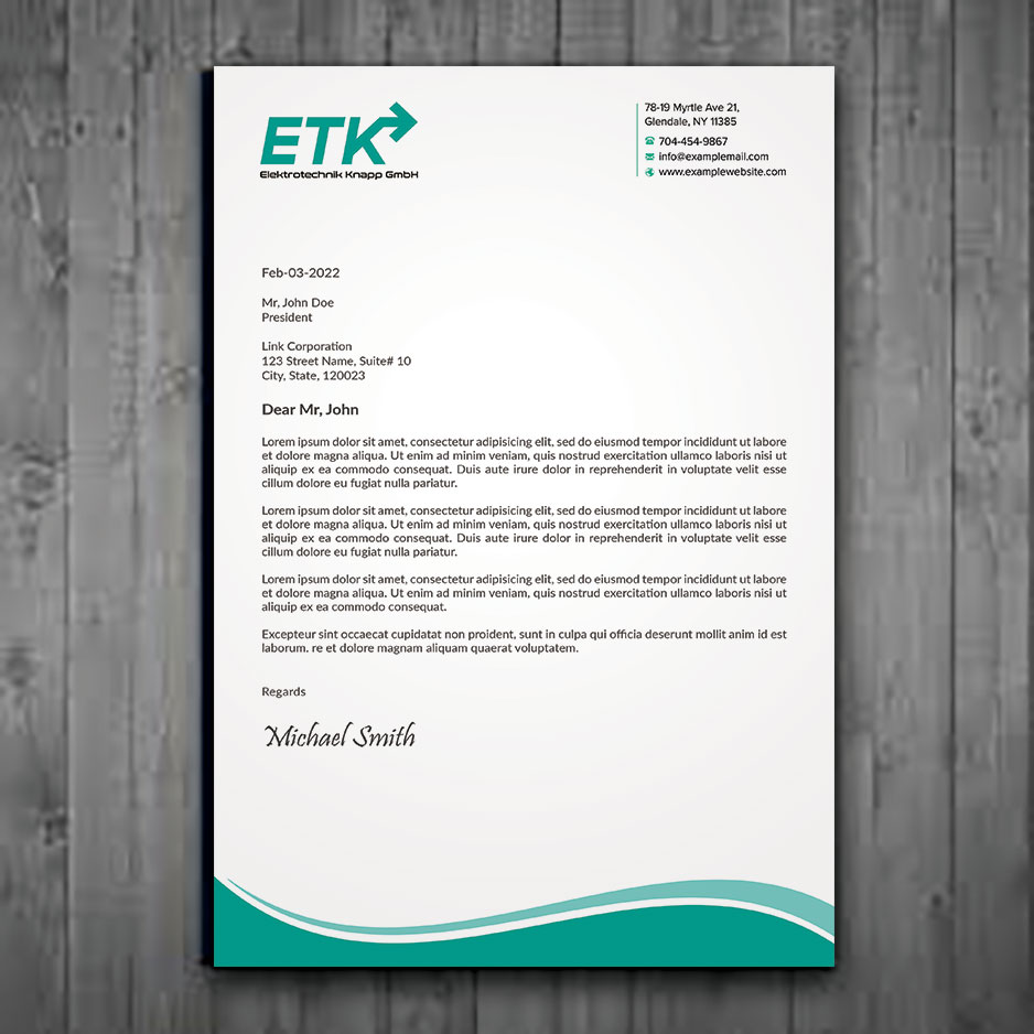 Letterhead Design by sadikul islam for this project | Design #30400939