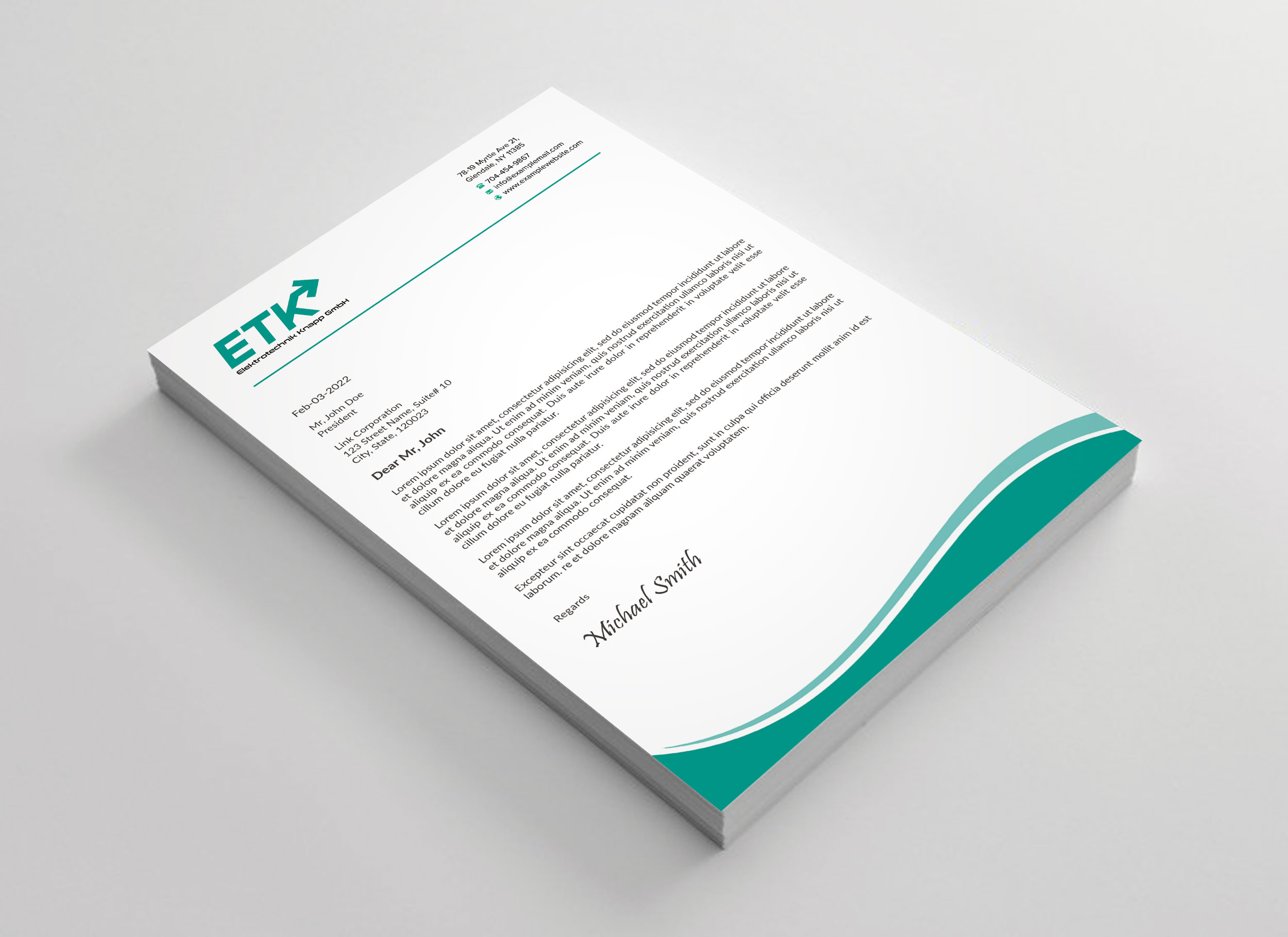 Letterhead Design by sadikul islam for this project | Design #30400940